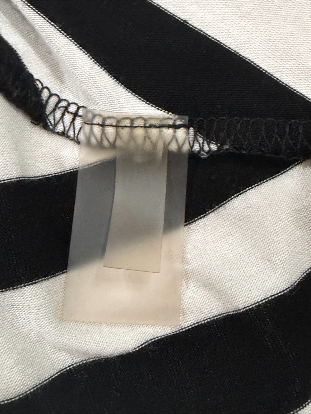 Calvin Klein Black and White Chevron Stripe Maxi Dress Size 4 - Picture 16 of 16
